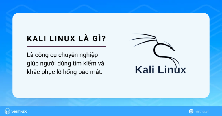 Kali Linux là công cụ giúp dùng tìm kiếm và khắc phục lỗ hổng bảo mật