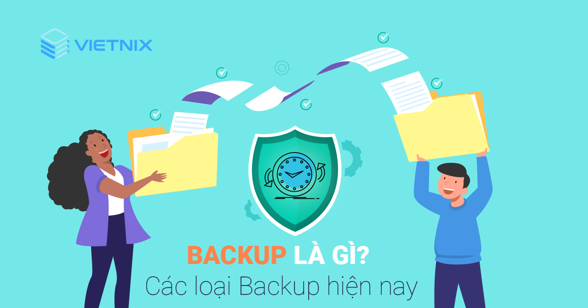 Các loại backup data phổ biến?
