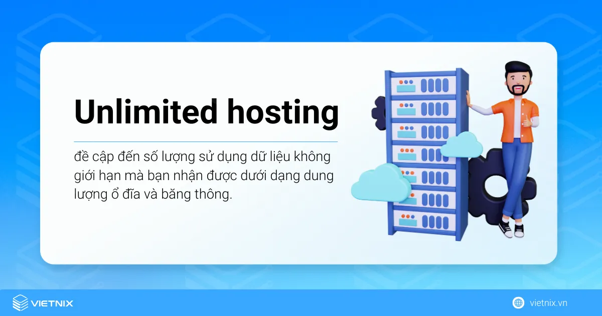 Định nghĩa unlimited hosting