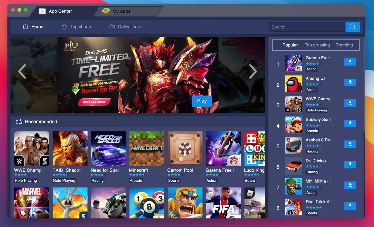 BlueStacks nằm trong số các phần mềm giả lập Android cho Mac tốt nhất hiện nay