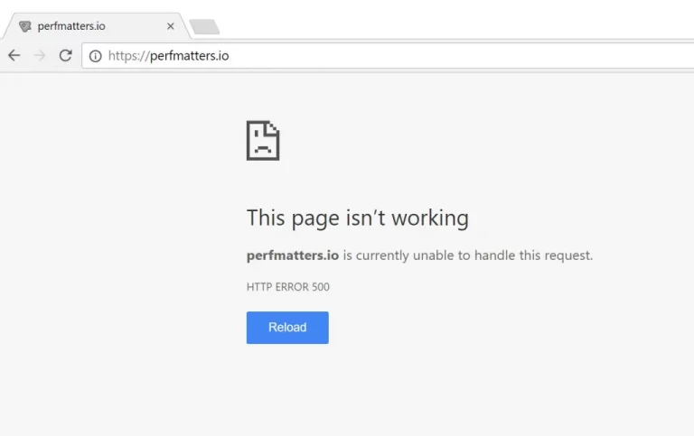 HTTP ERROR 500 là lỗi gì?