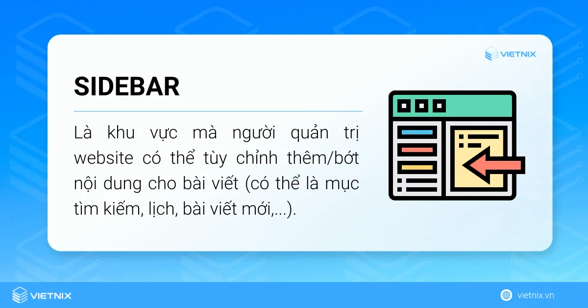 Tìm hiểu về Sidebar