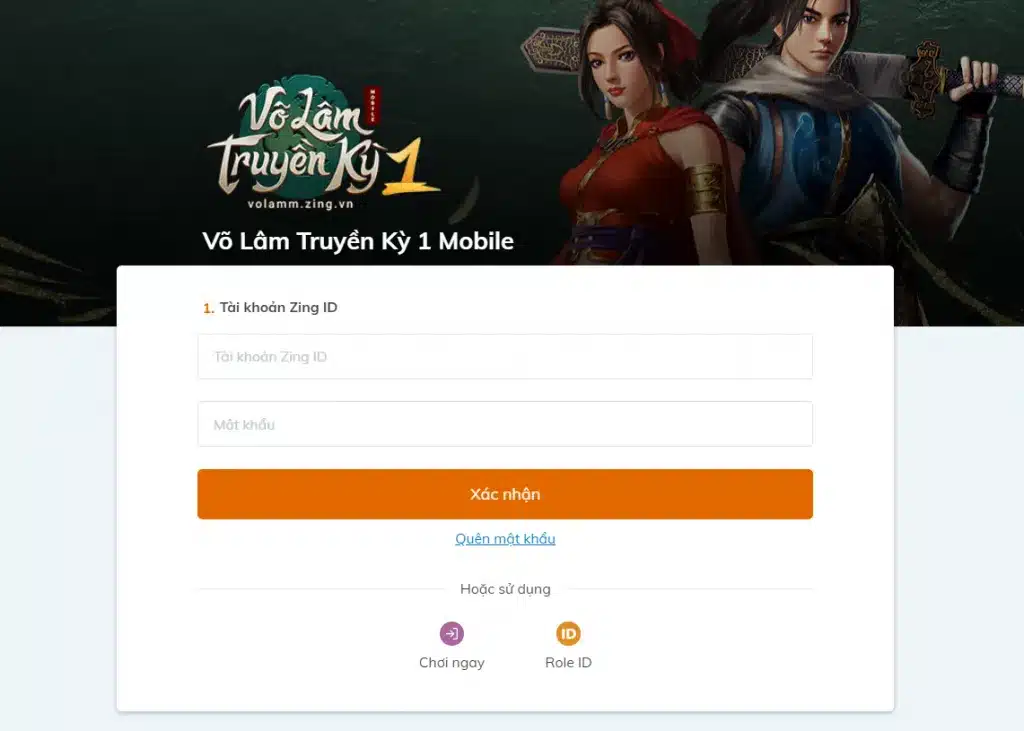 Hướng dẫn nạp thẻ Võ Lâm Truyền Kỳ 1 Mobile