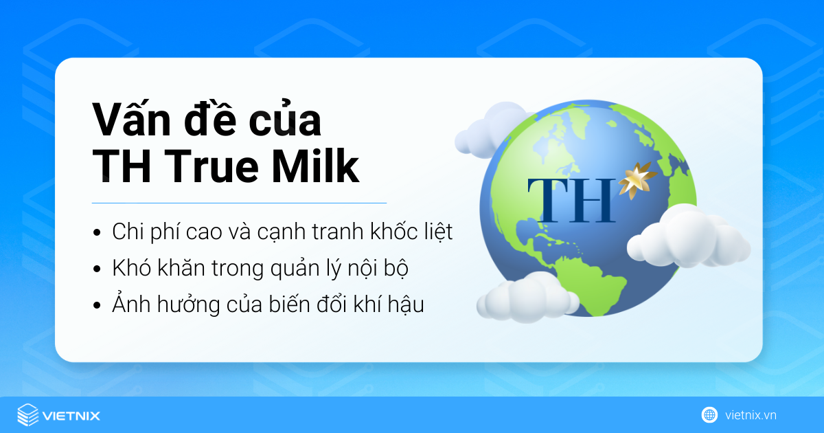 Vấn đề của TH True Milk