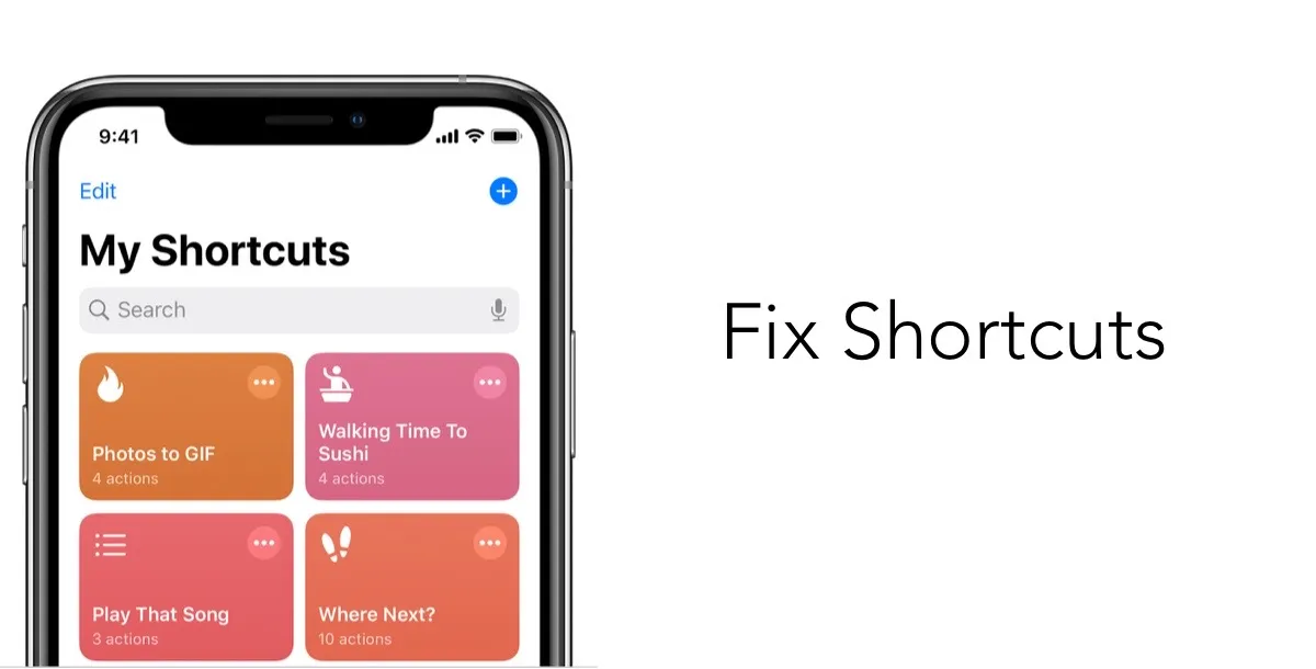 Tắt máy khởi động lại để sửa chữa lỗi cài đặt Shortcuts