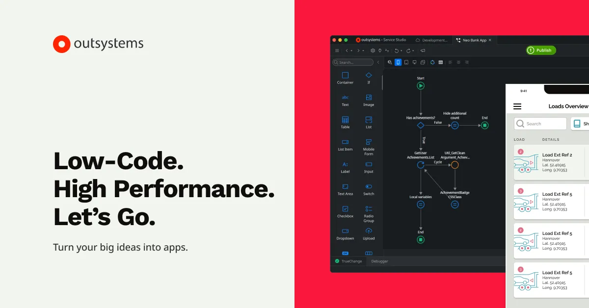 OutSystems giúp bạn phát triển các ứng dụng đa nền tảng