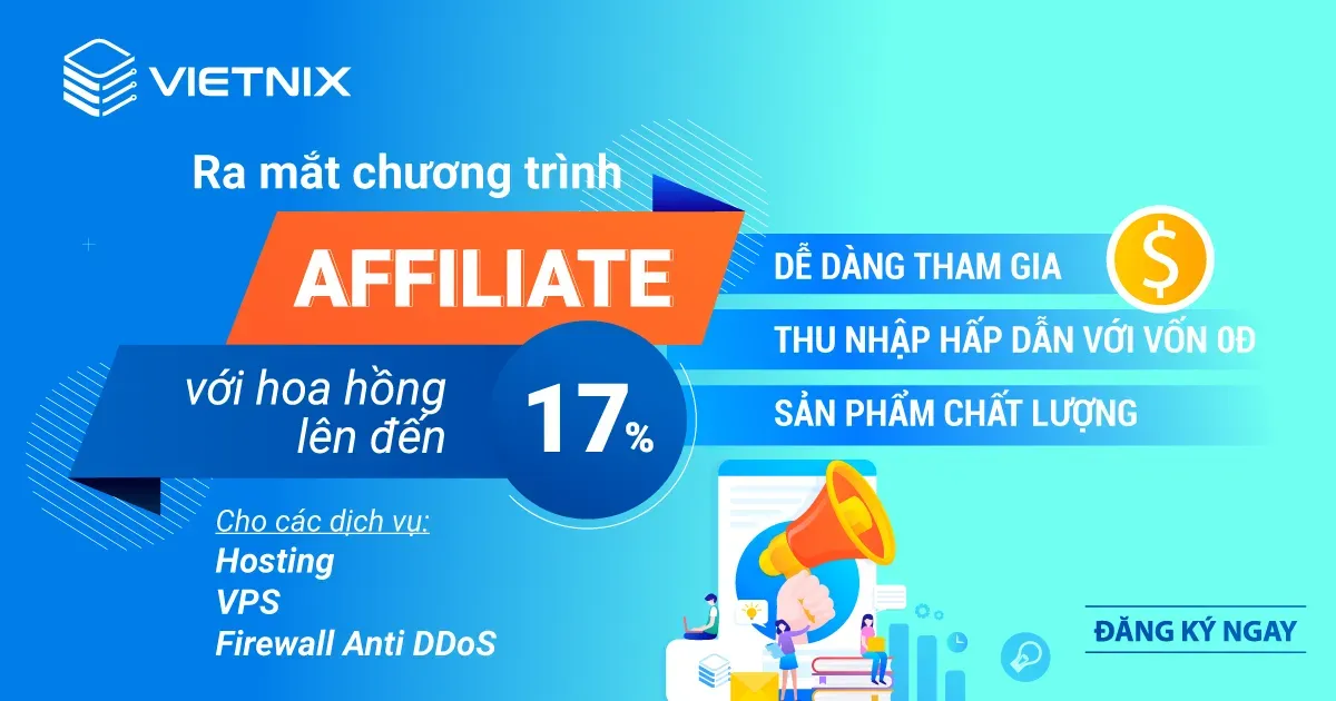 Affiliate cùng Vietnix