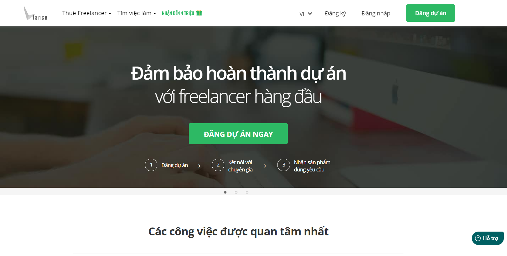 Trang web kiếm tiền Vlance.vn