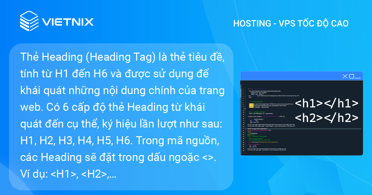 Thẻ Heading là gì?