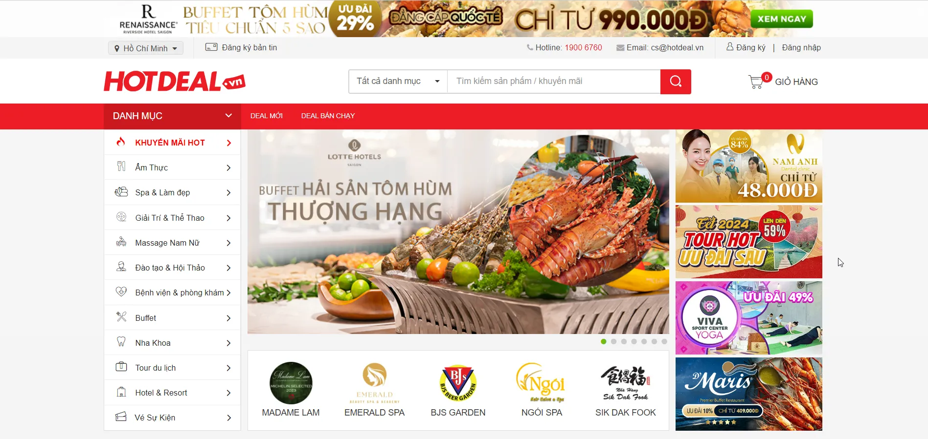 Website cung cấp mã giảm giá