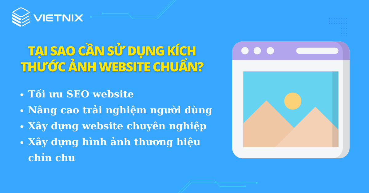 tai sao can su dung kich thuoc anh website chuan