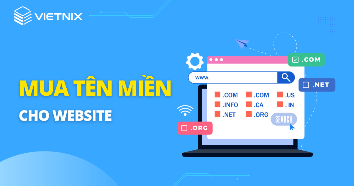 Mua tên miền cho website