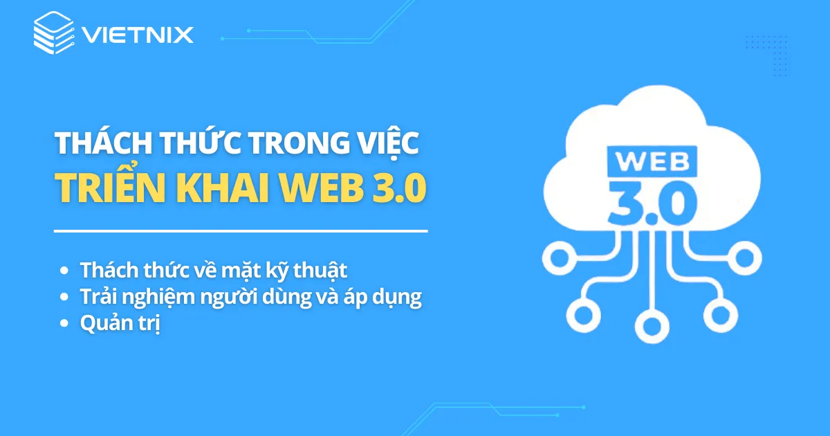 Thách thức trong việc triển khai web 3.0