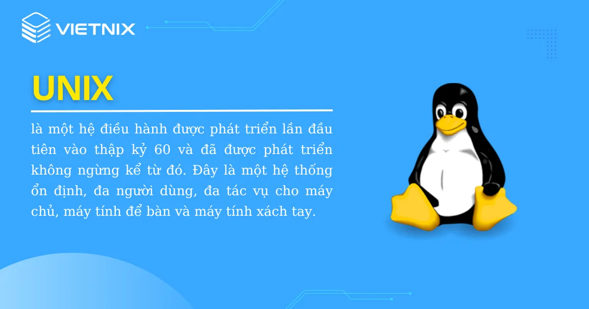 Unix là gì? Tìm hiểu về hệ điều hành Unix và ứng dụng thực tiễn