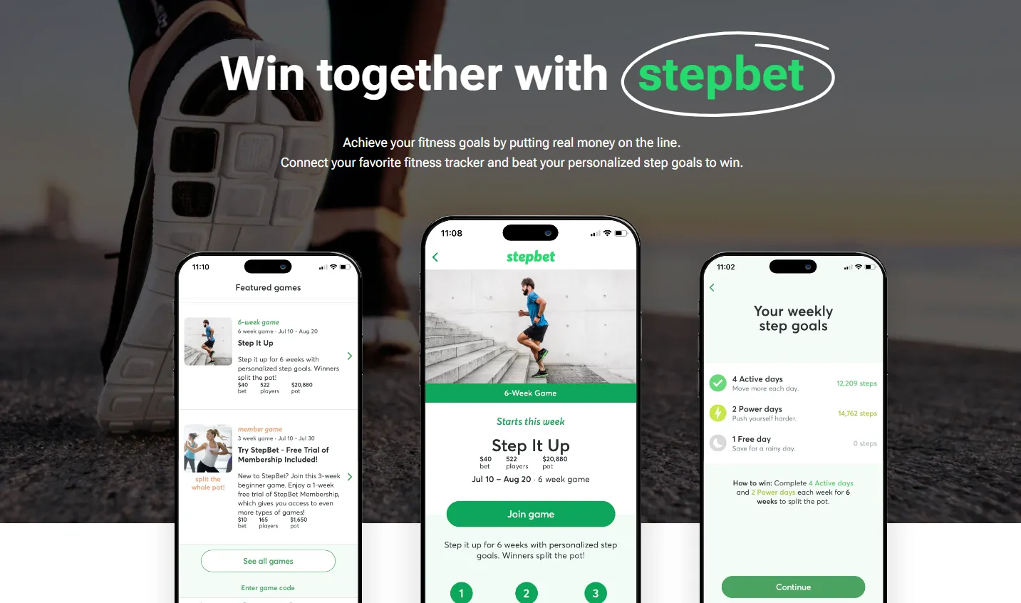 StepBet - App chạy bộ kiếm tiền
