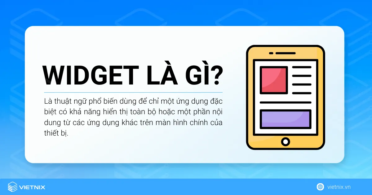 Widget là gì? 