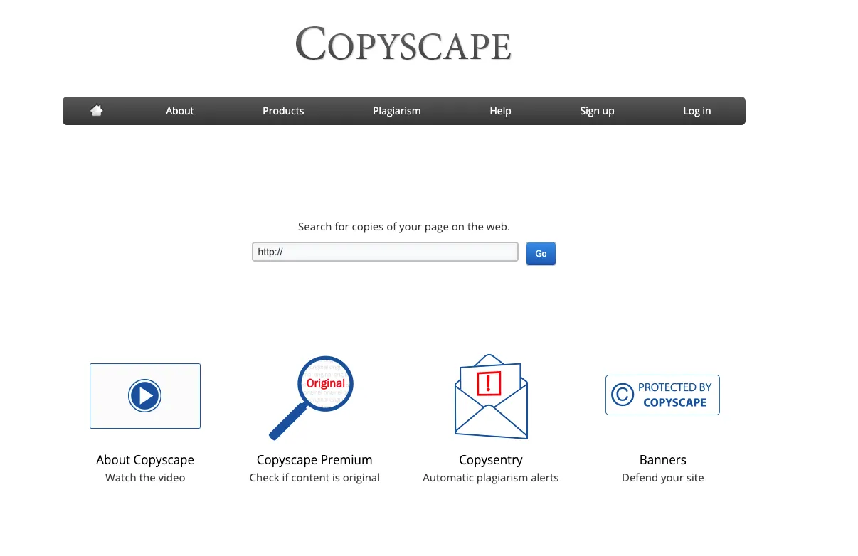 Phần mềm kiểm tra đạo văn CopyScape