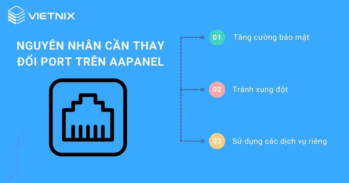 Nguyên nhân cần thay đổi port trên aaPanel