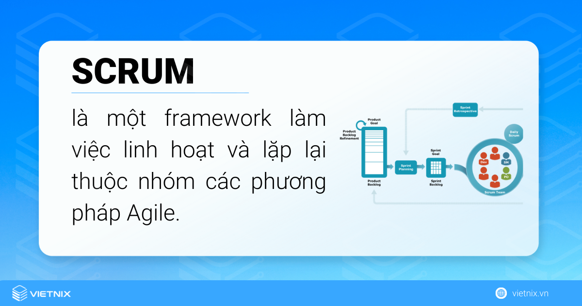 Scrum là một framework thuộc nhóm Agile