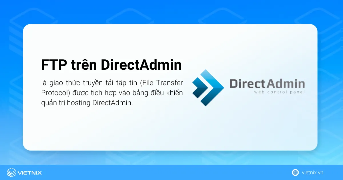 File trên DirectAdmin giúp quản lý, upload và download file dễ dàng