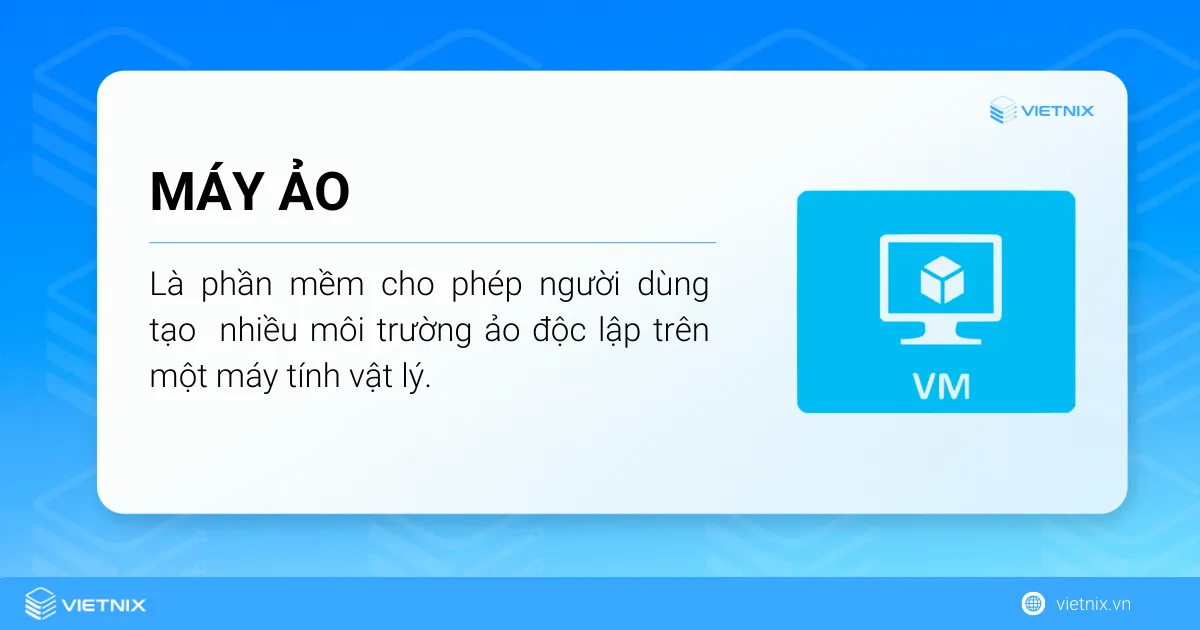 Máy ảo là phần mềm mô phỏng hệ thống máy tính