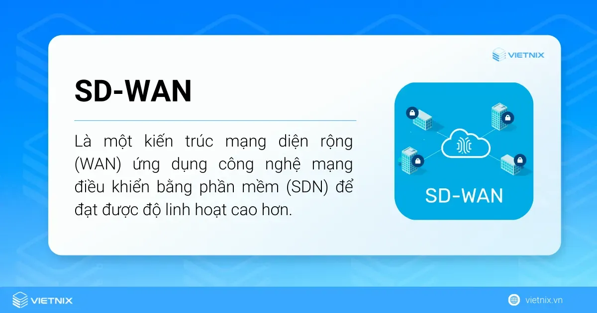 SD-WAN là một kiến trúc mạng diện rộng (WAN)