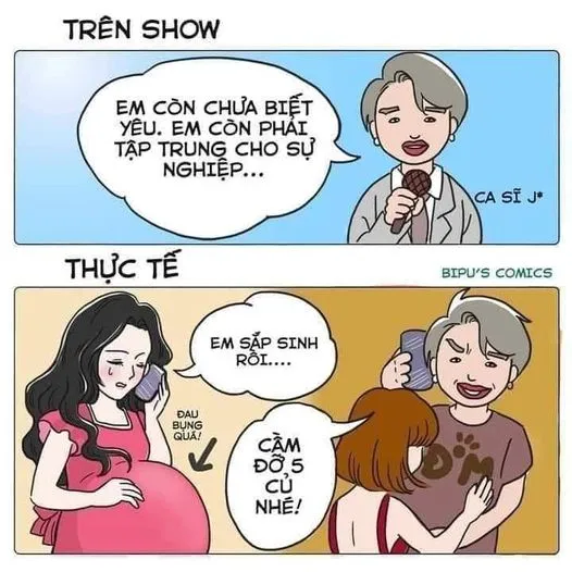 J97 Trên show và thực tế - Content hài dí dỏm về sự khác biệt của showbiz và đời thực