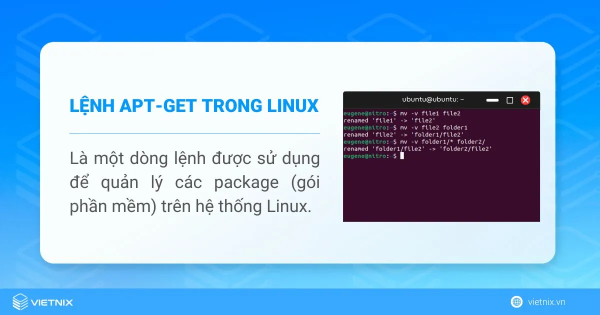 Lệnh apt-get trong Linux