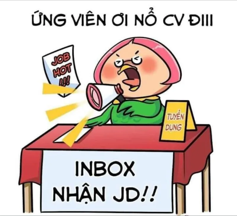 Ứng viên ơi nộp CV đi - Content hài hước tuyển dụng