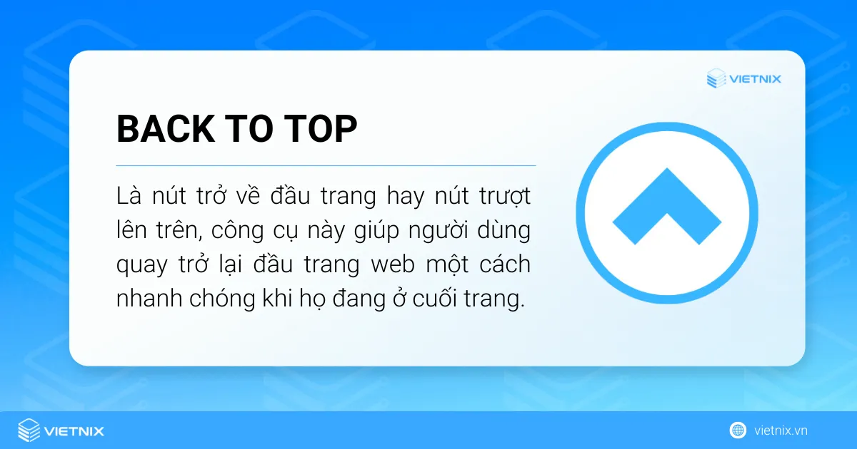 Tìm hiểu nút Back to top