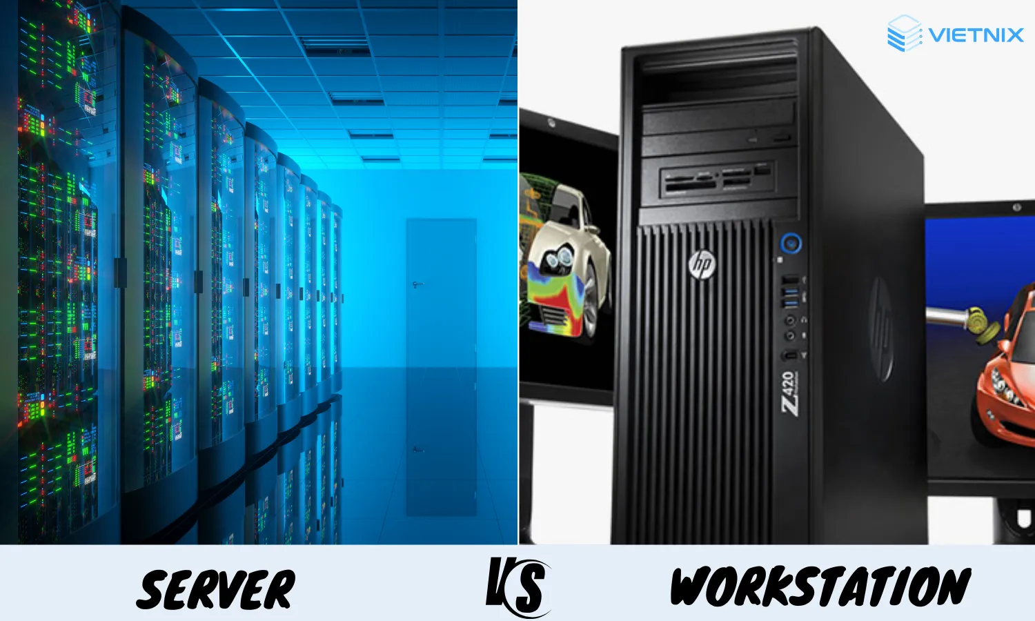 Điểm khác nhau giữa server và workstation