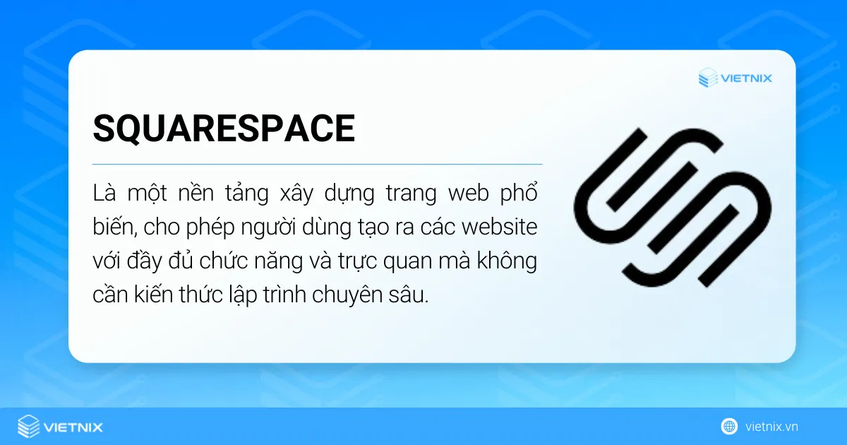 Khái niệm Squarespace