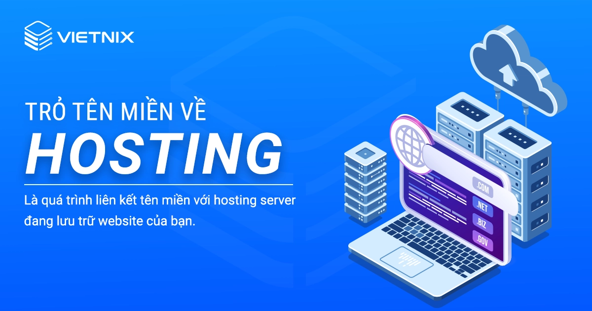 Trỏ tên miền về hosting là gì