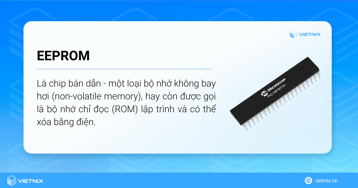 EEPROM là chip bán dẫn