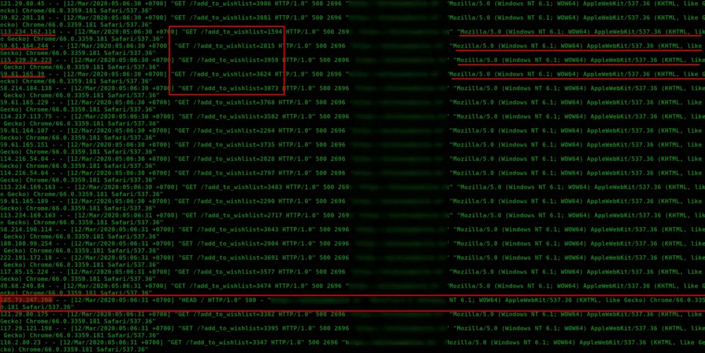 Phân tích log trước khi thực hiện chống tấn công DDoS bằng Nginx